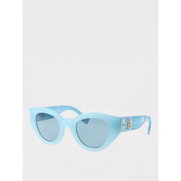 BURBERRY B 4390-F blue round statement sunglasses NEW - Picture 1 of 10